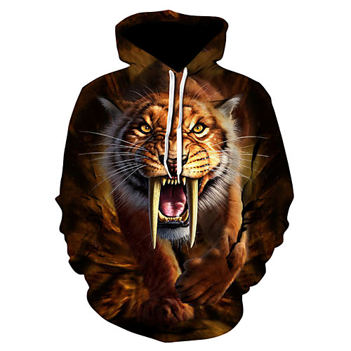 

Men's Pullover Hoodie Sweatshirt 3D Print 3D Print 3D Print Hoodies Sweatshirts White Black Yellow