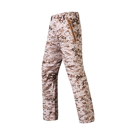 

Men's Softshell Pants Hunting Pants Waterproof Ventilation Wearproof Fall Winter Solid Colored Camo / Camouflage for ACU CP Black python pattern S M L XL XXL