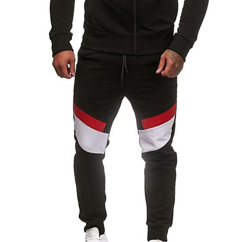 

Men's Sweatpants Joggers Jogger Pants Athletic Bottoms Drawstring Cotton Winter Fitness Gym Workout Running Training Exercise Breathable Moisture Wicking Soft Sport White Black / Micro-elastic
