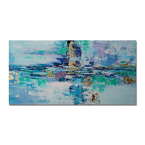 

Oil Painting Hand Painted Horizontal Abstract Modern Stretched Canvas