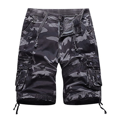 

Men's Hiking Shorts Hiking Cargo Shorts Camo Summer Outdoor Multi-Pockets Breathable Wear Resistance Scratch Resistant Cotton Shorts Army Green Grey Green Hunting Fishing Climbing 29 30 32 34 36