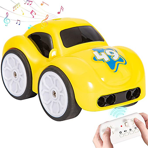 

Toy Car Remote Control Car Rechargeable Mini Remote Control / RC Music & Light Stunt Car Racing Car 2.4G For Kid's Adults' Gift