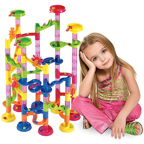 

Maze Marble Track Set Educational Toy Marble Run 105 pcs Plastics Creative DIY Parent-Child Interaction Educational STEAM Toy Boys' Girls' Kid's Children's Toy Gift