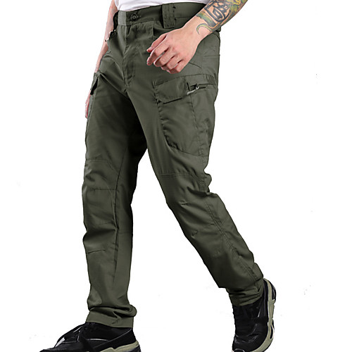 

Men's Hiking Pants Trousers Hunting Pants Tactical Cargo Pants Waterproof Ventilation Quick Dry Breathable Fall Spring Summer Solid Colored for Black Grey Khaki S M L XL XXL