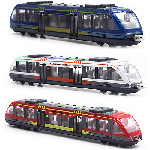 

Toy Trains & Train Sets Train Metal Alloy Child's Teenager All Boys' Girls' Toy Gift 3 pcs