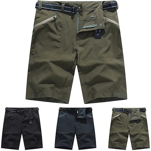 

Men's Hiking Shorts Solid Color Summer Outdoor Quick Dry Lightweight Breathable Stretchy Shorts Black Army Green Grey Hunting Fishing Climbing M L XL XXL XXXL / Wear Resistance