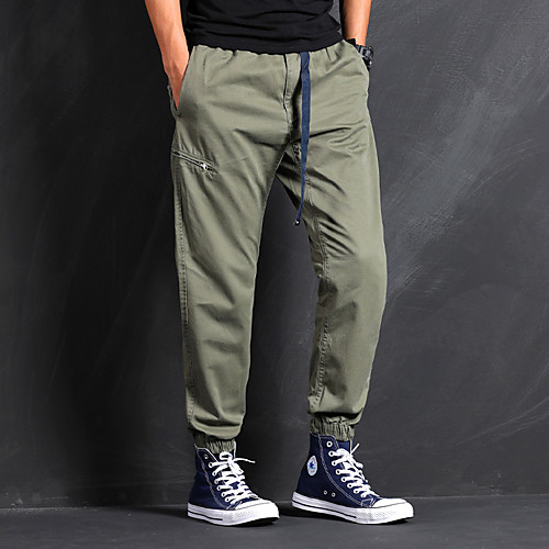 

Men's Hiking Pants Trousers Hunting Pants Tactical Cargo Pants Waterproof Ventilation Quick Dry Breathable Fall Spring Solid Colored Camo / Camouflage Cotton for Dark Gray ArmyGreen khaki L XL XXL