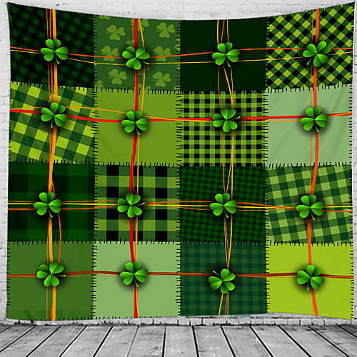 

Happy St. Patrick's Day Wall Tapestry Art Decor Blanket Curtain Hanging Home Bedroom Living Room Decoration