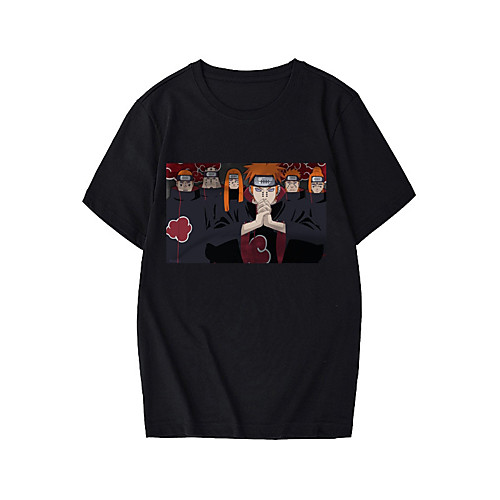 

Inspired by Naruto Akatsuki Uchiha Itachi Cosplay Costume T-shirt Microfiber Graphic Prints Printing T-shirt For Women's / Men's