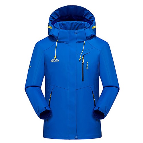 

Men's Hiking Jacket Hiking Windbreaker Outdoor Solid Color Waterproof Lightweight Windproof Breathable Jacket Top Fishing Climbing Running Black Red Army Green Blue Orange / Quick Dry