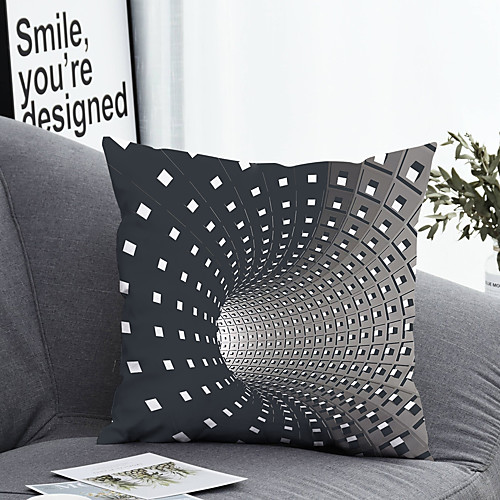 

1 pcs Polyester Pillow Cover Pillow Cover & Insert Simple Classic Square Zipper Polyester Traditional Classic