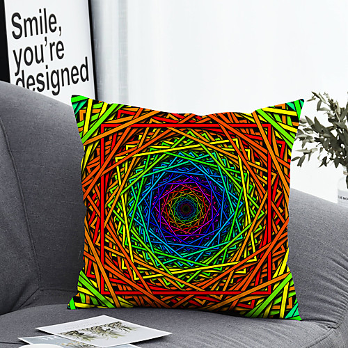 

1 pcs Polyester Pillow Cover Pillow Cover & Insert Simple Classic Square Zipper Polyester Traditional Classic