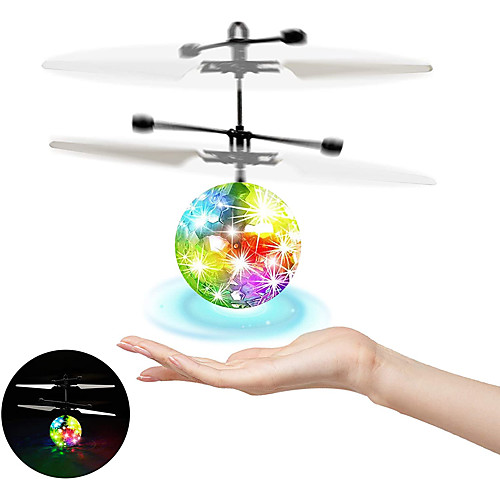 

Flying Ball Luminous Kid's Flight Balls Infrared Induction Aircraft Remote Control Toys Flash LED Light Plane Toys