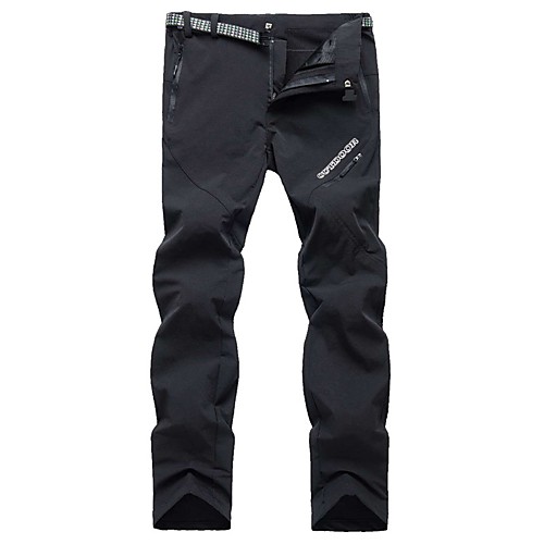 

Men's Hiking Pants Trousers Outdoor Waterproof Lightweight Windproof Breathable Bottoms Black Dark Navy Hunting Fishing Climbing S M L XL XXL / Quick Dry