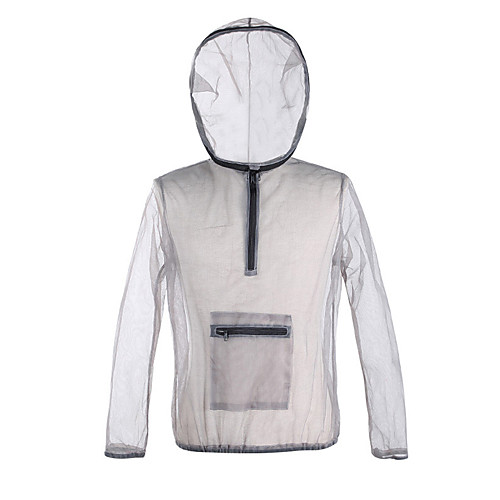 

Men's Hunting Jacket Outdoor Breathable Ventilation Fast Dry Anti-Insect Fall Spring Summer Solid Colored Polyester Grey