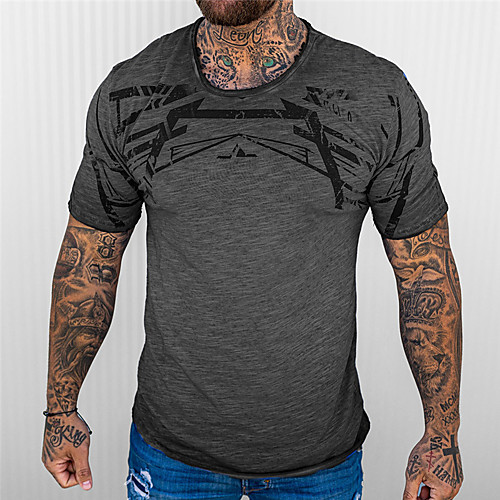 

Men's Short Sleeve Workout Tops Running Shirt Tee Tshirt Top Casual Athleisure Breathable Quick Dry Moisture Wicking Gym Workout Running Active Training Jogging Exercise Sportswear Normal Blue Khaki