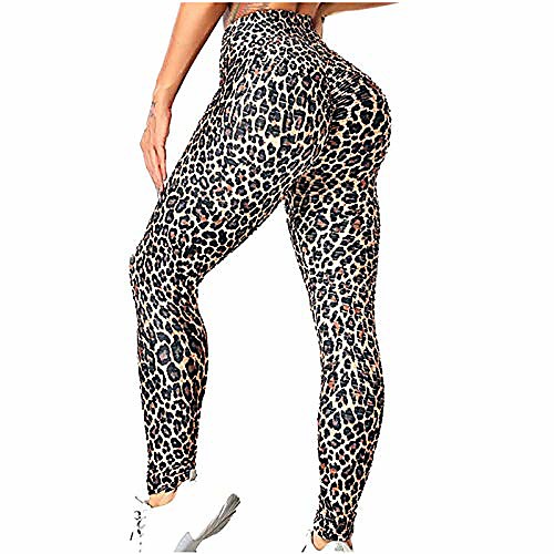 

Printed Yoga Pants for Women Tummy Control Workout Leggings Soft High Waist Butt Lift High Waist Active Pants Black