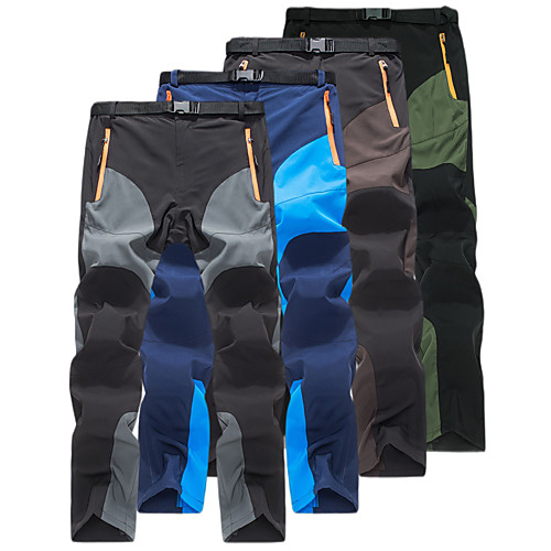 

Men's Hiking Pants Trousers Patchwork Summer Outdoor Quick Dry Breathable Sweat wicking Wear Resistance Pants / Trousers Bottoms Army Green Blue Grey Coffee Fishing Climbing Camping / Hiking / Caving
