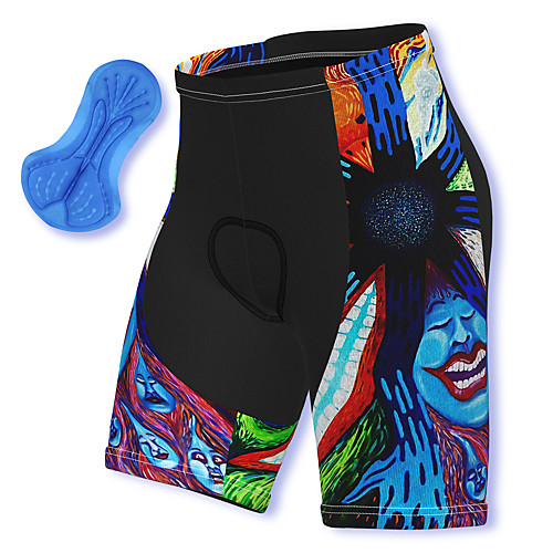 

21Grams Men's Cycling Shorts Spandex Bike Padded Shorts / Chamois Breathable Quick Dry Sports Blue Mountain Bike MTB Road Bike Cycling Clothing Apparel Bike Wear / Athleisure