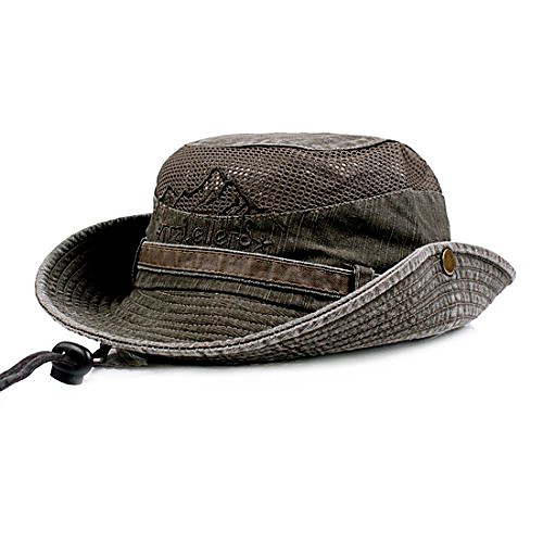 

Fishing Hat for Men and Women Breathable Cotton Sun Hat Safari Boonie Cap