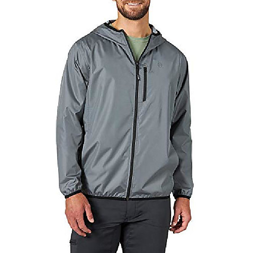 

Men's Packable Jacket, Grey, X-Large