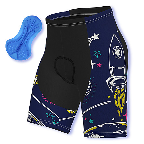 

21Grams Men's Cycling Shorts Spandex Bike Padded Shorts / Chamois Breathable Quick Dry Sports Galaxy Dark Navy Mountain Bike MTB Road Bike Cycling Clothing Apparel Bike Wear / Athleisure