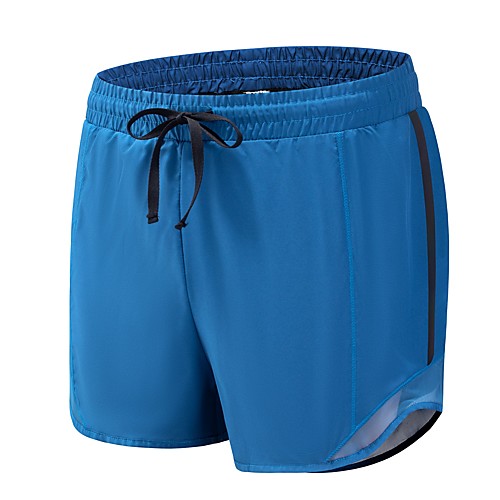 

TRYSIL Women's High Waist Running Shorts Athletic Shorts Bottoms Drawstring Mesh Patchwork Nylon Spandex Fitness Gym Workout Running Training Exercise Breathable Quick Dry Soft Sport Solid Colored