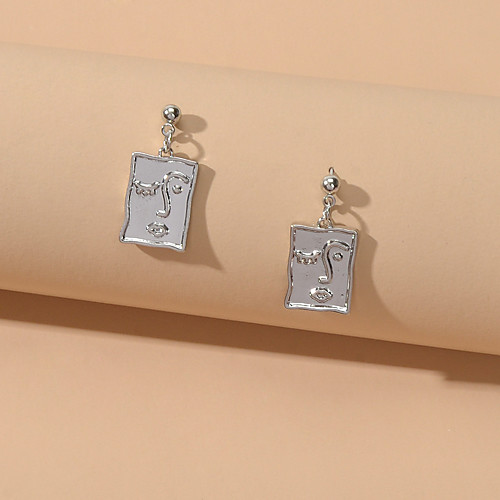 

Women's Drop Earrings Geometrical Trendy Earrings Jewelry Gold / Silver For Street Festival