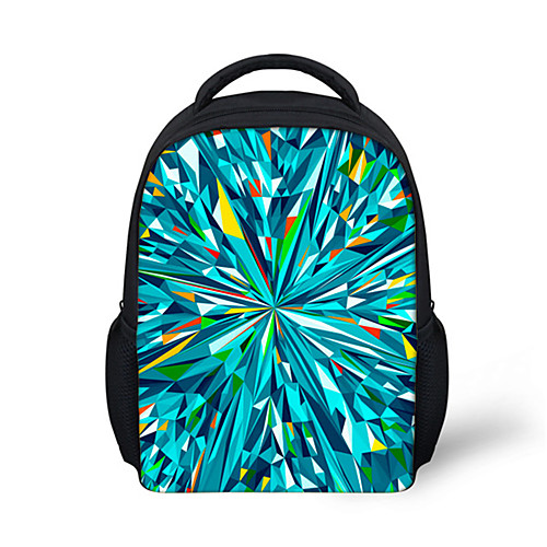 

Unisex Polyester School Bag Large Capacity Zipper 3D Print Geometric Floral Print Daily Outdoor Backpack D0572F D0573F D0574F D0575F D0576F