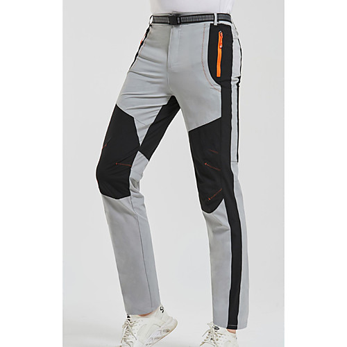 

Men's Hiking Pants Trousers Patchwork Outdoor Waterproof Lightweight Breathable Comfort Pants / Trousers Bottoms Dark Grey Black Army Green Light Grey Khaki Fishing Climbing Camping / Hiking / Caving