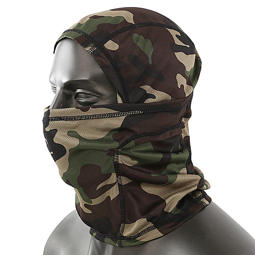 

Men's Cycling Face Mask Cover Balaclava Cap Hunting Hat Outdoor UV Sun Protection Windproof Quick Dry Breathable Hunting Ski / Snowboard Fishing Camouflage Color Jungle camouflage Camouflage