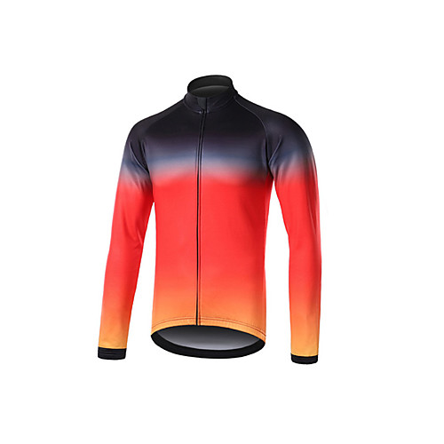 

Men's Long Sleeve Downhill Jersey Black / Red BluePink Bike Jersey Sports Clothing Apparel