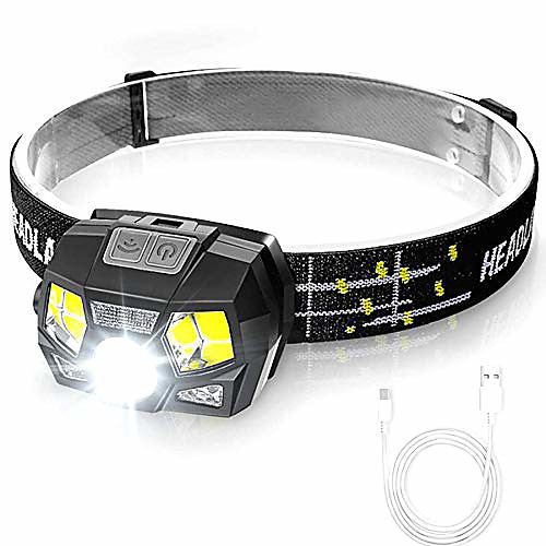 

led headlamp headlamp, usb rechargeable mini headlamps waterproof headlamp lightweight perfect for running, jogging, fishing, camping, for children and more