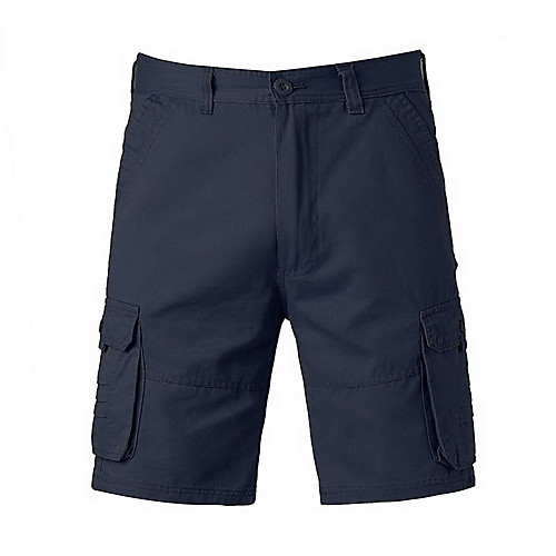 

Men's Cargo Casual / Sporty Daily Holiday Shorts Tactical Cargo Pants Solid Colored Short Zipper Pocket ArmyGreen Black Khaki Navy Blue