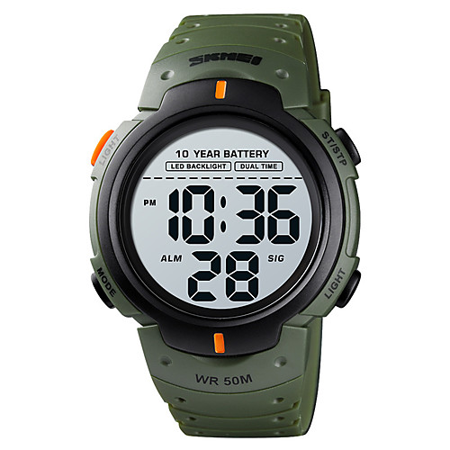 

SKMEI Men's Sport Watch Digital Digital Sporty Stylish Calendar / date / day Chronograph Alarm Clock / One Year / Silicone