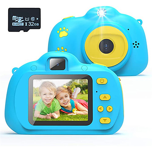 

Digital Camera Toys Dual Selfie Video Recorder Gift with 32GB SD Card 1080p HD Kid's Adults' Boys and Girls Toy Gift