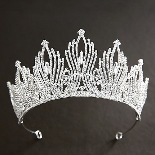 

Luxury Princess Alloy Tiaras with Crystals / Rhinestones 2pcs Wedding / Special Occasion Headpiece