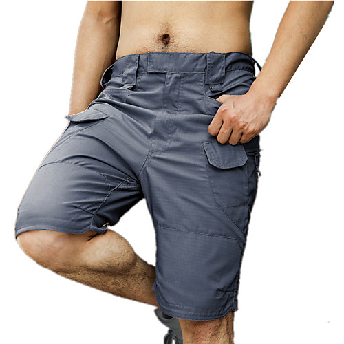

Men's Hiking Shorts Hiking Cargo Shorts Waterproof Ventilation Breathability Wearproof Summer Solid Colored for Black Grey Khaki S M L XL XXL