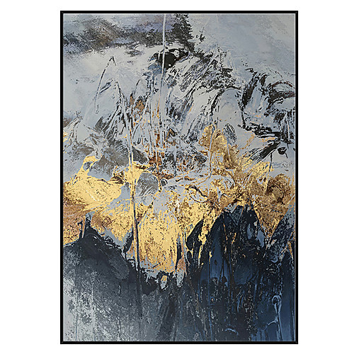 

Oil Painting Hand Painted Vertical Abstract Landscape Modern Rolled Canvas (No Frame)