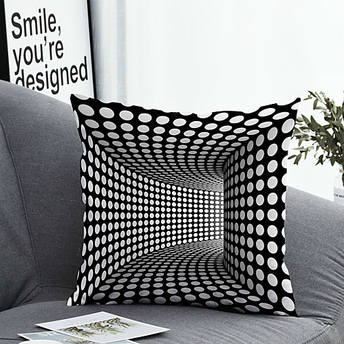

1 pcs Polyester Pillow Cover Pillow Cover & Insert Simple Classic Square Zipper Polyester Traditional Classic
