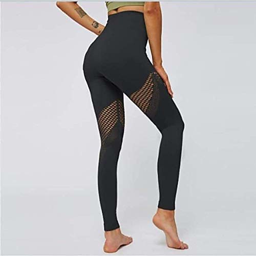 

Seamless High Waist Athletic Leggings Gym Tight Tummy Control Yoga TightsActive Sportswear Girly Area S Black