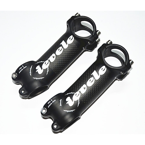 

Bike Stem 17/6 degree 60/70/80/90/100/110 mm Aluminum Alloy Fiber Carbon Adjustable Durable for Cycling Bicycle