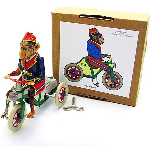 

Toy Car Wind-up Toy Monkey Metalic Iron 1 pcs Kid's Boys' Girls' Toy Gift