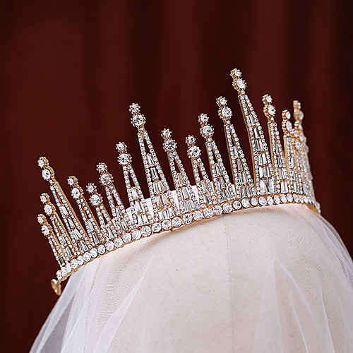 

Sparkle & Shine Princess Alloy Tiaras with Rhinestone 1 Piece Wedding / Special Occasion Headpiece