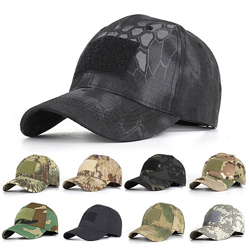 

Men's Baseball Cap Sun Hat Fishing Hat Outdoor UV Sun Protection Windproof UPF50 Quick Dry Spring Summer Camouflage Color Camouflage Blue Jungle camouflage / Breathable