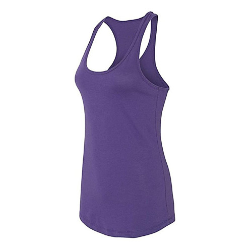 

Women's Scoop Neck Yoga Top Racerback Solid Color Black Purple Burgundy Blue Royal Blue Spandex Yoga Fitness Gym Workout Tee Tshirt Tank Top Singlet Sport Activewear Breathable Quick Dry Comfortable