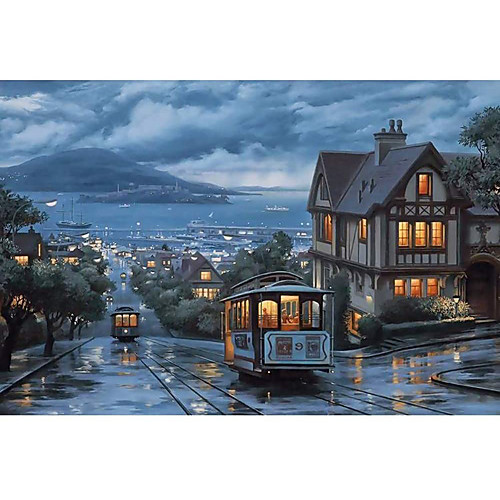 

1000 pcs Train Jigsaw Puzzle Adult Puzzle Jumbo Wooden Adults' Toy Gift