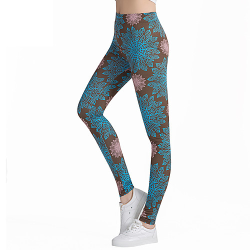 

Women's High Waist Yoga Pants Leggings Bottoms Tummy Control Butt Lift Breathable Green Yoga Fitness Gym Workout Winter Sports Activewear Stretchy Slim / Athletic / Athleisure