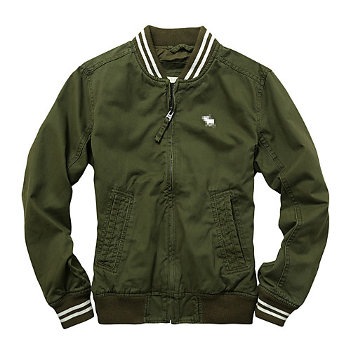 

Men's Hunting Jacket Outdoor Waterproof Windproof Wearproof Fall Spring Camo Cotton Army Green Grey Khaki