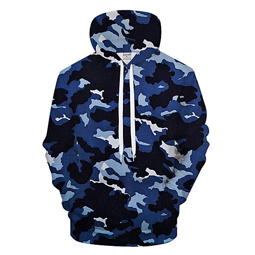 

Men's Long Sleeve Hoodie Sweatshirt Top Street Athletic Winter Moisture Wicking Breathable Soft Gym Workout Running Active Training Jogging Exercise Sportswear Dark Blue Gray Activewear Micro-elastic